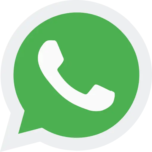 Ícone vetorial do WhatsApp em fundo verde, representando o canal de atendimento e suporte direto da Ockham Agro.